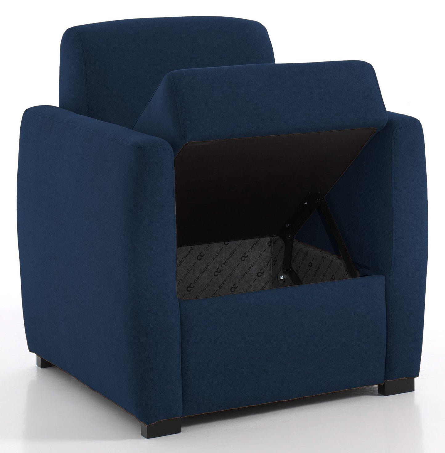 CHARLY - Fauteuil coffre - Velours