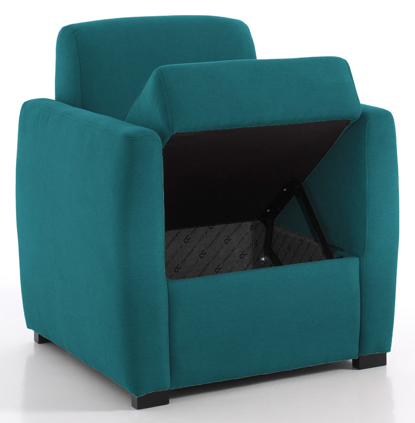 CHARLY - Fauteuil coffre - Velours