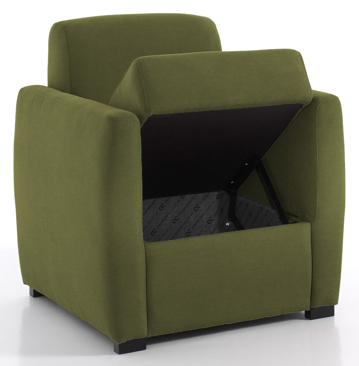 CHARLY - Fauteuil coffre - Velours