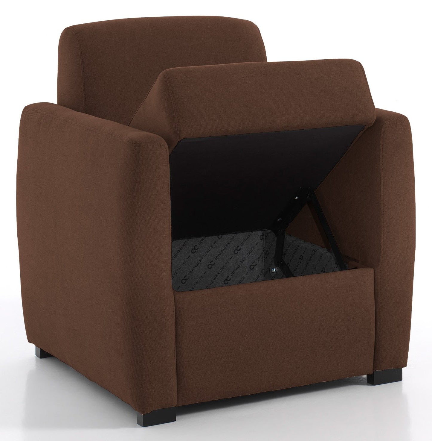 CHARLY - Fauteuil coffre - Velours