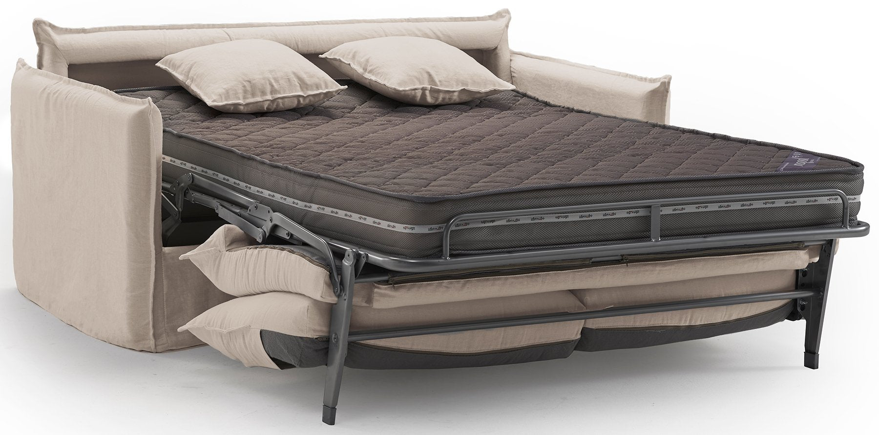 Canapé convertible 3 places AUBAGNE - Couchage 140 x 190 cm - Largeur 190 cm - Matelas 16 cm