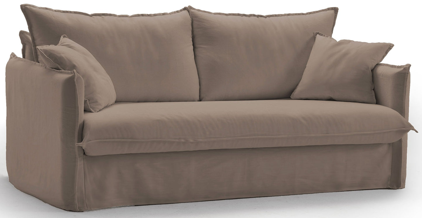 Canapé convertible 3 places GRASSE - Couchage 140 x 190 cm - Largeur 190 cm - Matelas 16 cm