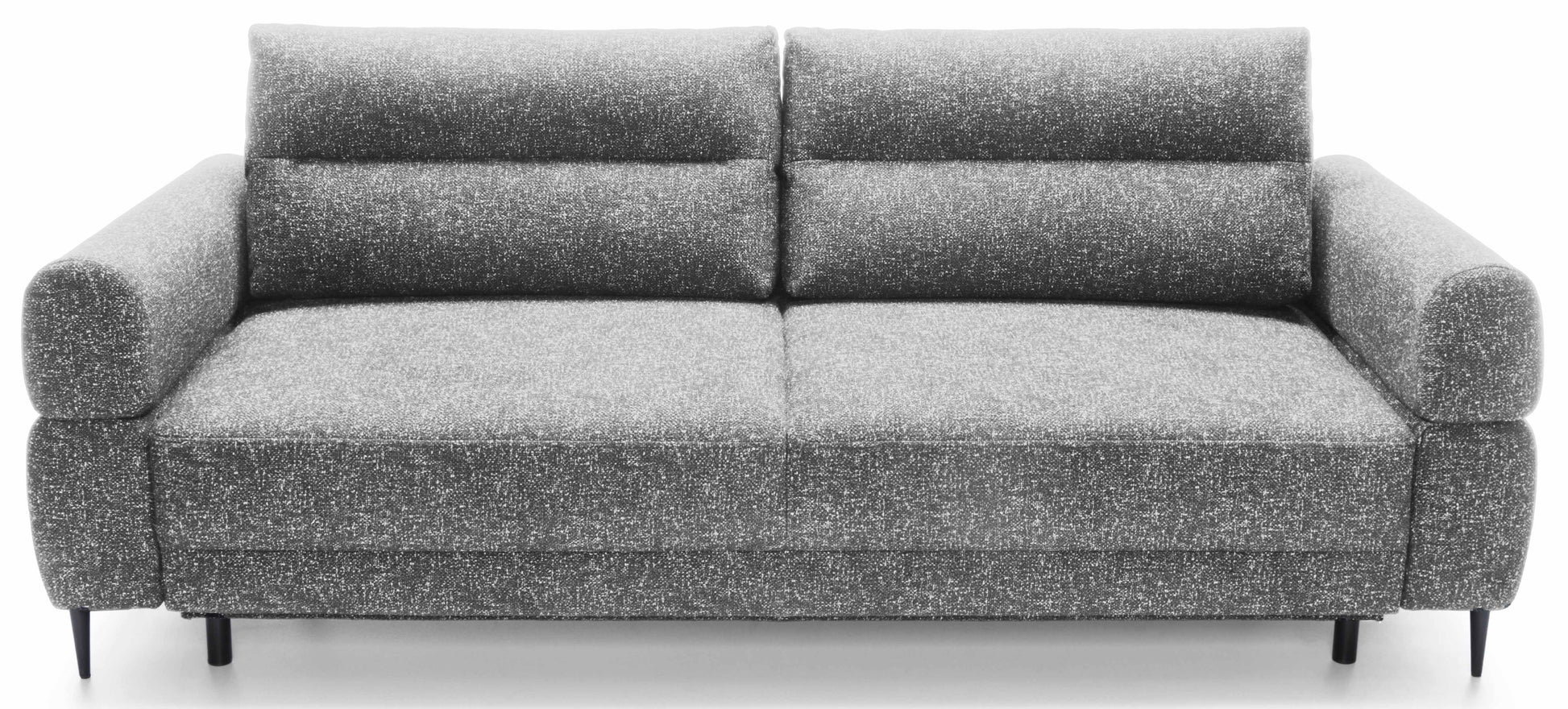 NORDIC - Canapé lit transversal 3 places - Tweed - Couchage 140 x 190 cm - Largeur 230 cm